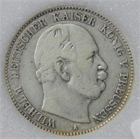 1876 A Germany Silver 2 Mark ***