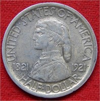 1921 Missouri Silver Commemorative Half Dollar