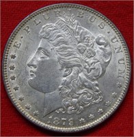 1878 Morgan Silver Dollar "Round Breast"