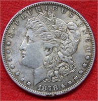 1878 Morgan Silver Dollar "Round Breast"