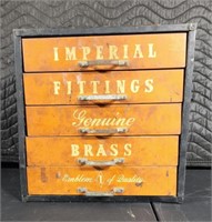 Vintage Imperial Fittings Display Box w/ Fittings