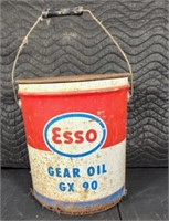 Esso 5 Gallon Gear Oil Bucket