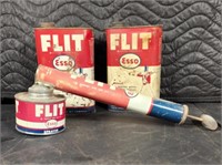 Esso FLIT Insecticide and Sprayer