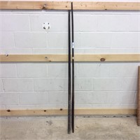 (2) 60" Cast Iron Spud Bars