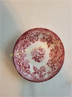 Pink transferware Tonquin small bowl
