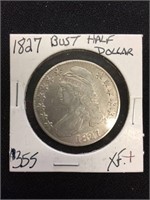 1827 Bust Half Dollar