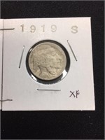 1919 PD&S Buffalo Nickels