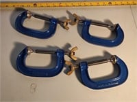 4 clamps