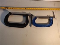 pair of large clamps