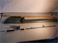 fishing pole with case