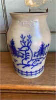 Beaumont pottery jar. Chip on bottom but don’t