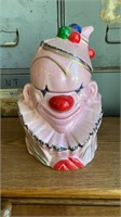 McCoy clown cookie jar in pink