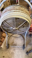 Shop fan on wheels. Tested and ran