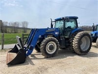 New Holland T6070 MFWD Tractor w/NH845 TL Loader