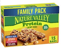 NATURE VALLEY PROTEIN BARS 15COUNT
