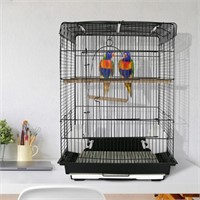 PawHut 22" Parrot Bird Cage Open Play Top Feedingk