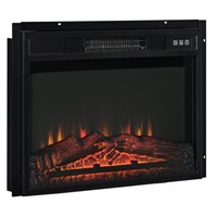 23" Electric Fireplace Insert for Wooden Cabinet