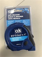 New - Case of  10 CDS Tape Measure 7.5m