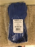 Ronco Blue Nitrile Gloves - 5 Packs = 60 Gloves