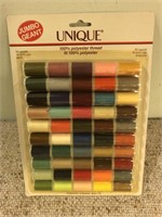 250 Spools- 5 Packs Unique 100% Polyester Thread
