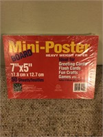 Mini Poster - 1 Pack =  (7"x5") = 50 Sheets