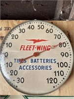 Fleet-Wing advertising thermometer