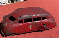 Vintage wind up toy car works