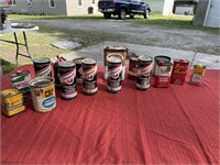 Large amount of vintage cans
