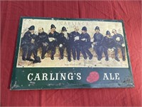 Carling’s ale metal sign