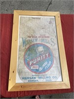 Warsaw mills framed flour bag