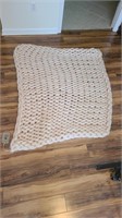 Handmade Merino Wool Throw Blanket