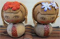 899 - Vintage Japanese MCM Kokeshi Dolls (T197)
