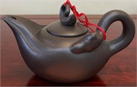 Vintage Chinese Yixing Pottery Teapot Signed