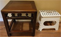 899 - Chinese Rosewood Low Stool