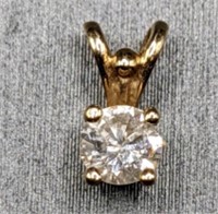 14 Karat Diamond Pendant