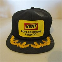 Kent Poplar Grove Feed Co. Farm/trucker hat.