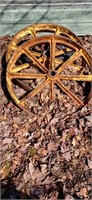 large iron wheels