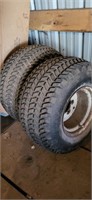 two trailer tires