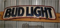 metal Bud Light sign
