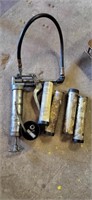 small grease gun and cartridges