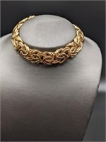 14 Karat Gold Bizintine Bracelet