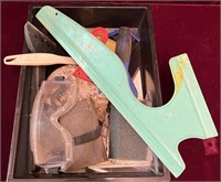 Lot of Scrapers/Putty Knives/Goggles