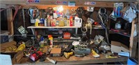 Large Lot:  Contents of Work Bench Area