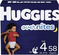 SEALED-HUGGIES Diapers Size 4
