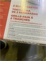 SEALED-BLACK + DECKER 2 Slice Toaster Stainless St