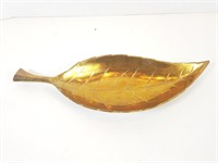 Brass Leaf Plate