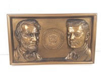 Abraham Lincoln/JFK License Plate Cover