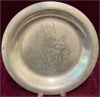 Pewter Collector Plate
