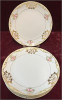 Set of Hand Painted Nippon Plates