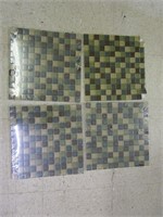 Brandnew Glass Tiles 12"x12" 4 Sheets